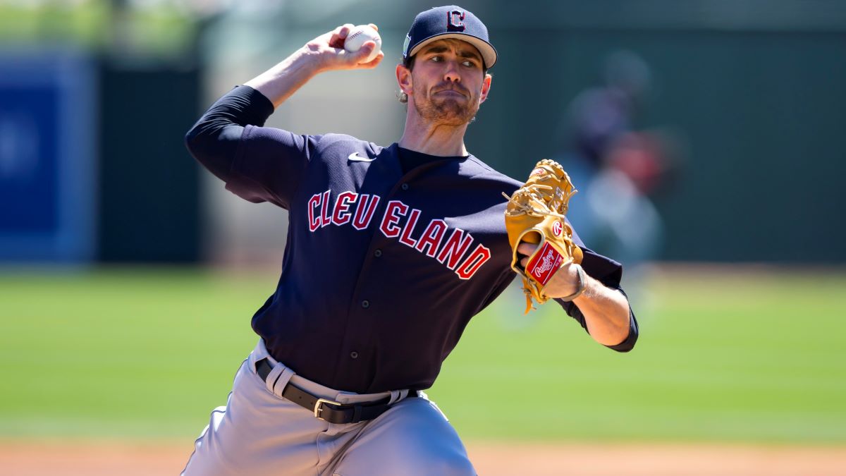 Cleveland Guardians pitcher Shane Bieber