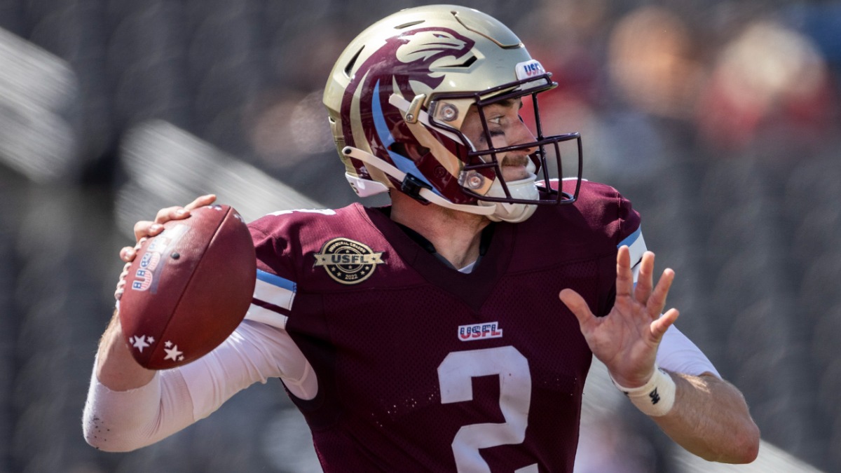 Michigan Panthers quarterback Shea Patterson