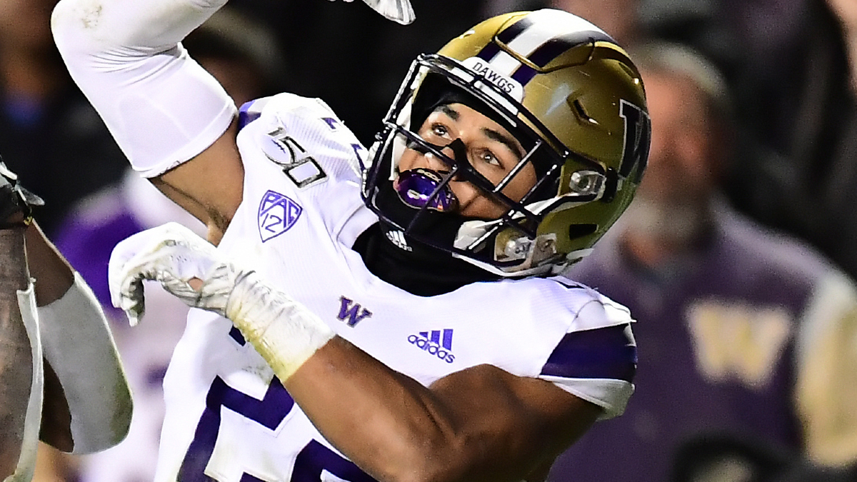 Washington Huskies defensive back Trent McDuffie