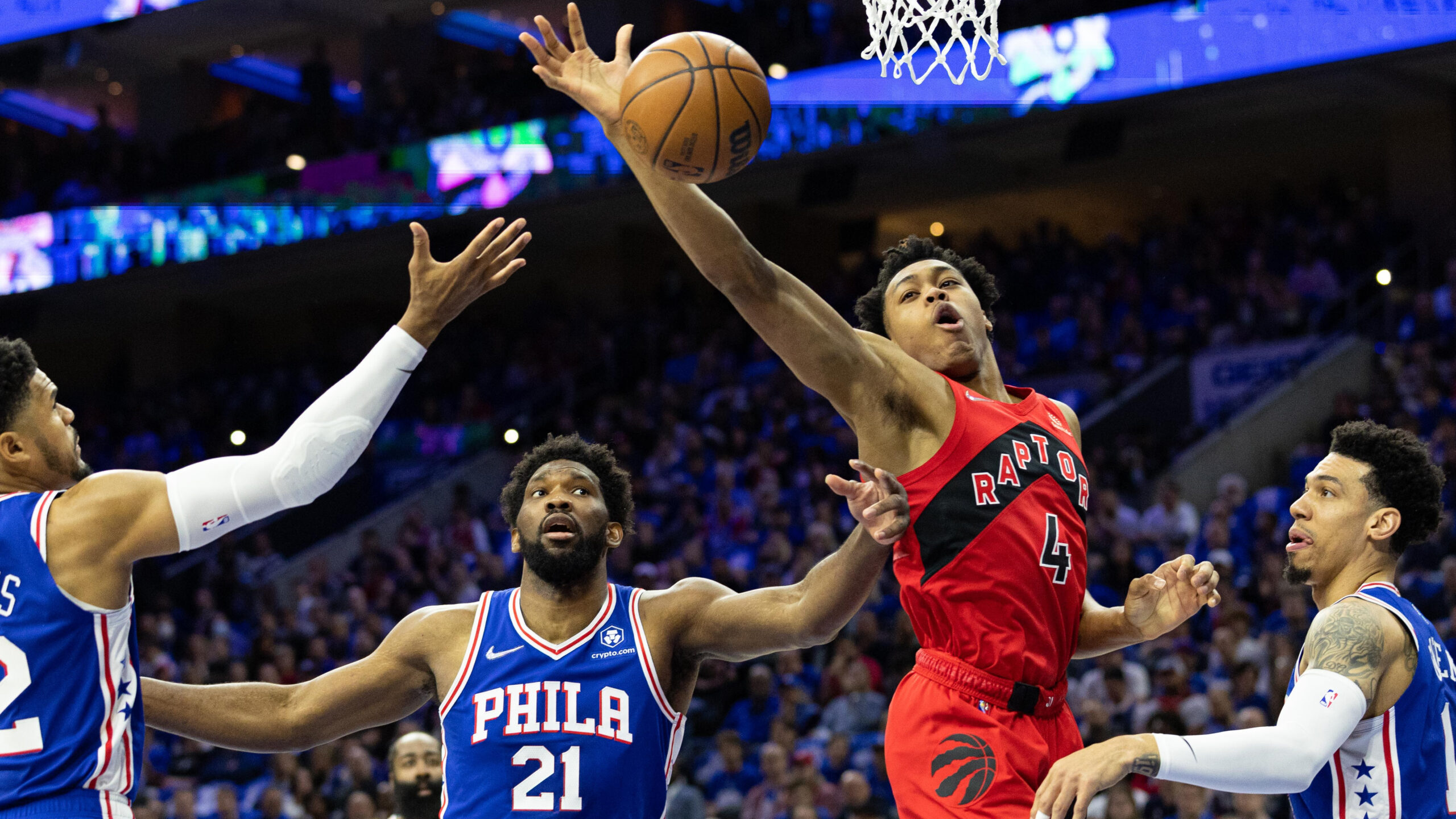 NBA: Playoffs-Toronto Raptors at Philadelphia 76ers