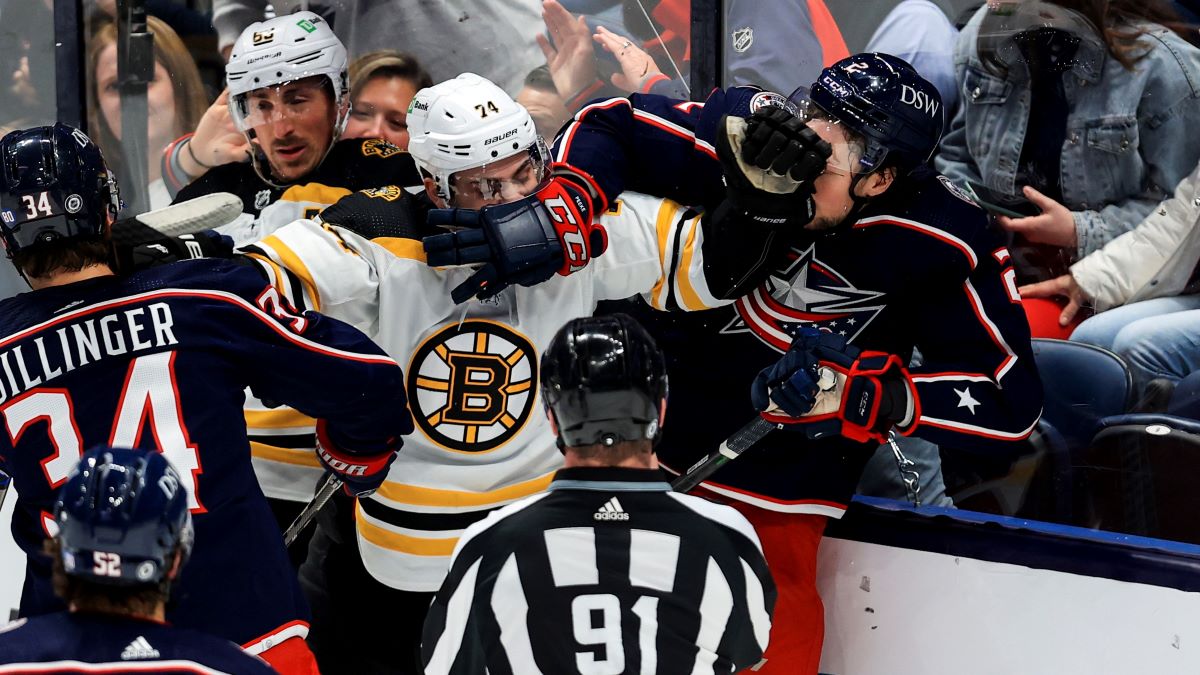 Boston Bruins winger Jake DeBrusk