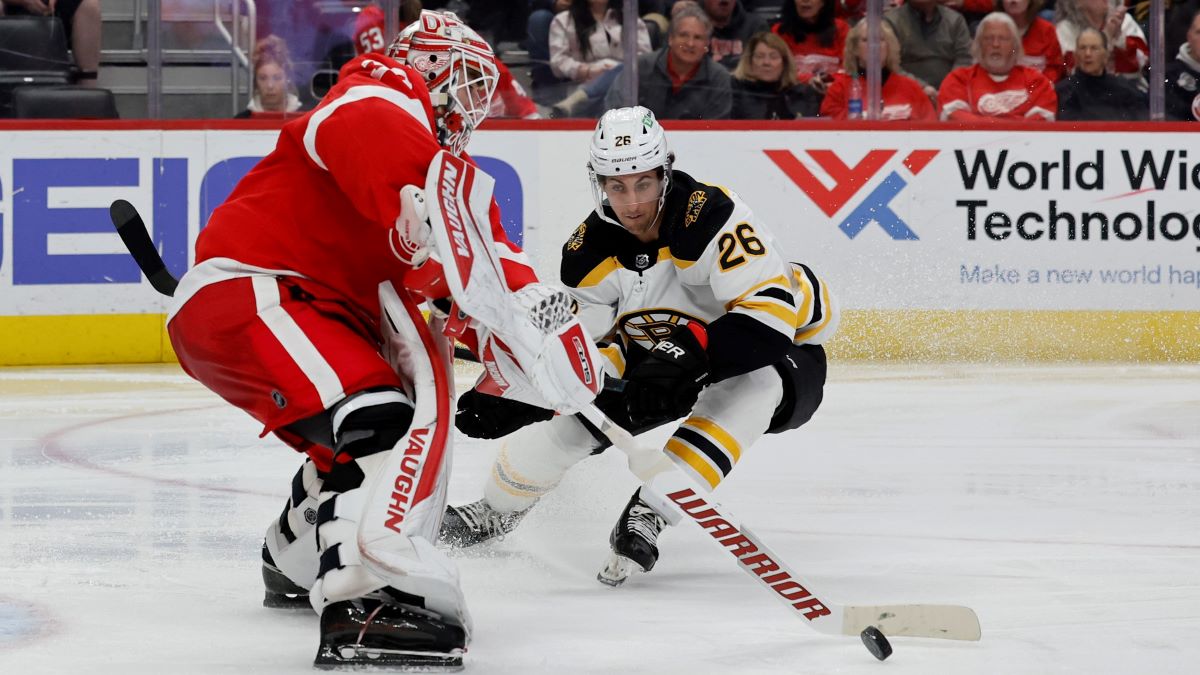 Boston Bruins forward Marc McLaughlin