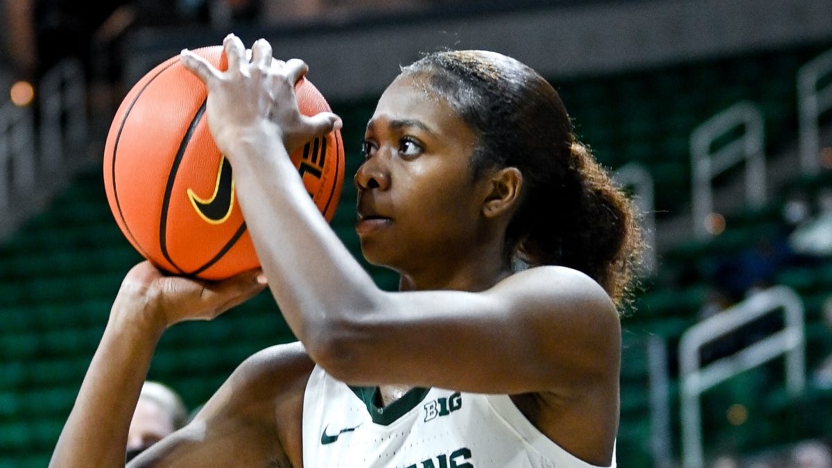 Michigan State guard Nia Clouden