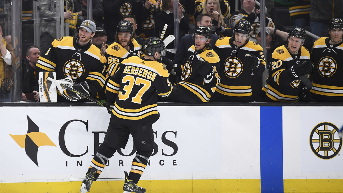 Boston Bruins center Patrice Bergeron