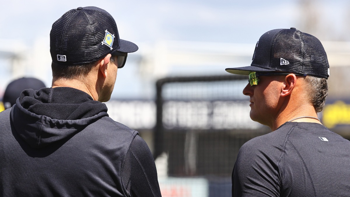 New York Yankees manager Aaron Boone, infielder Josh Donaldson