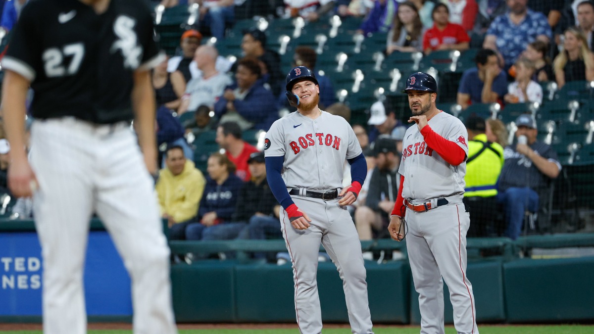 Boston Red Sox outfielder Alex Verdugo