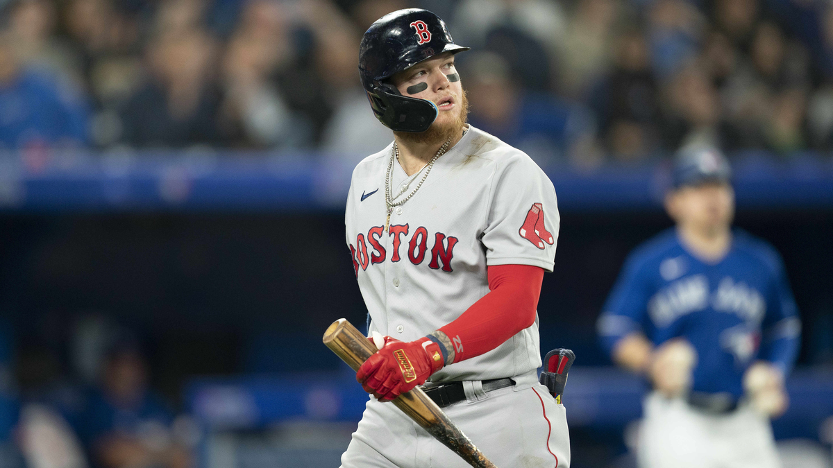 Boston Red Sox left fielder Alex Verdugo