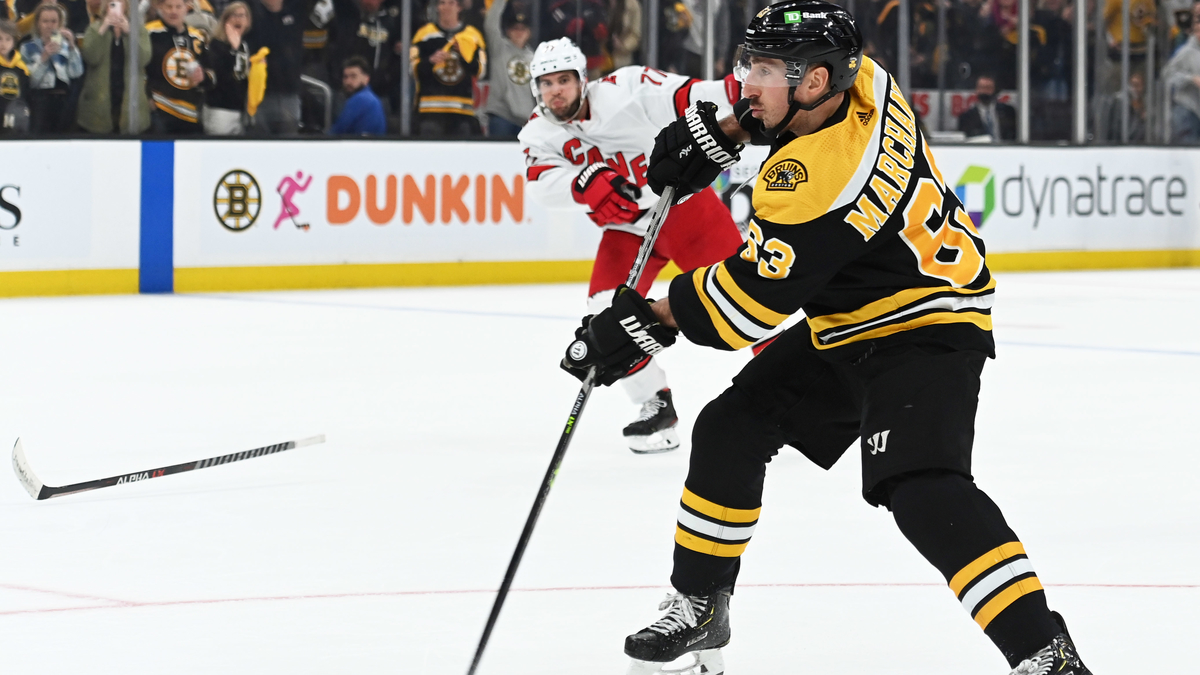 Boston Bruins forward Brad Marchand