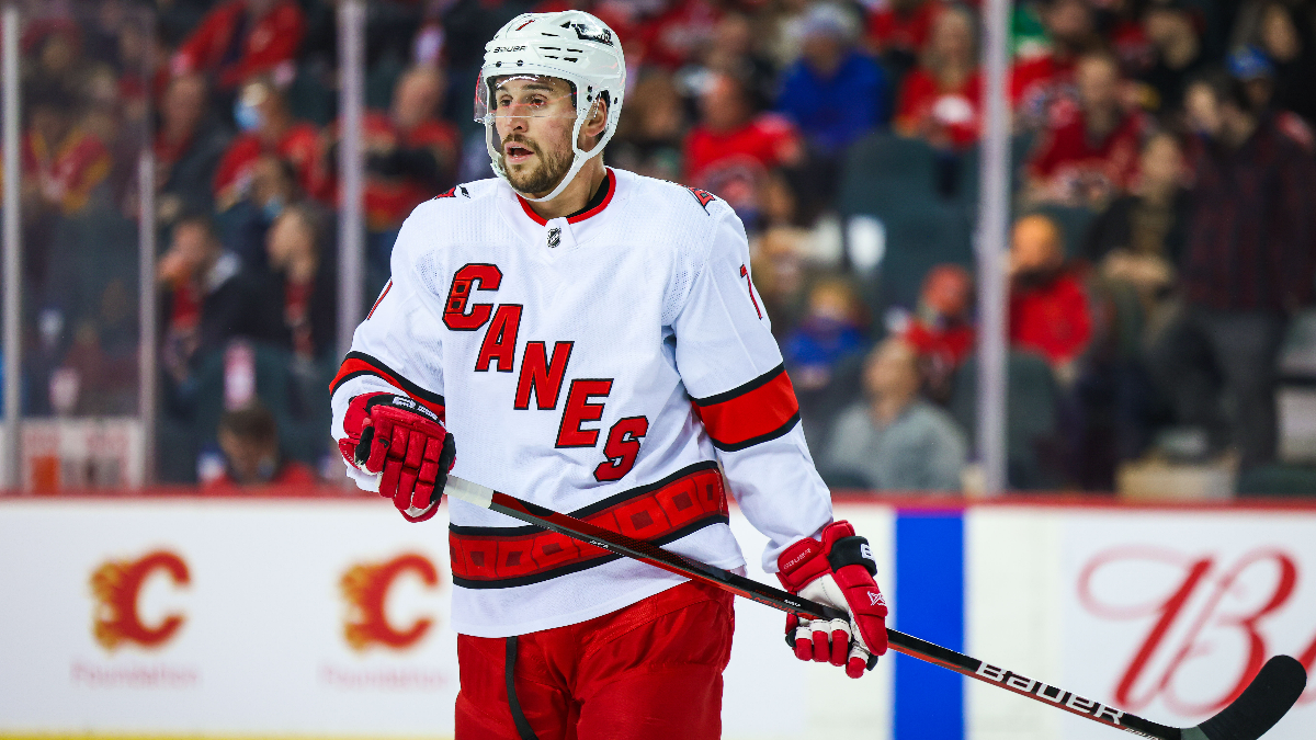 Carolina Hurricanes defenseman Brendan Smith