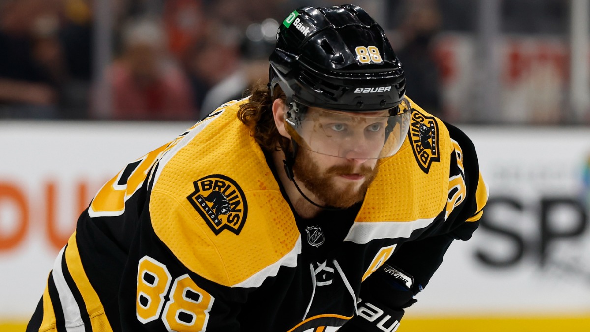 Boston Bruins winger David Pastrnak