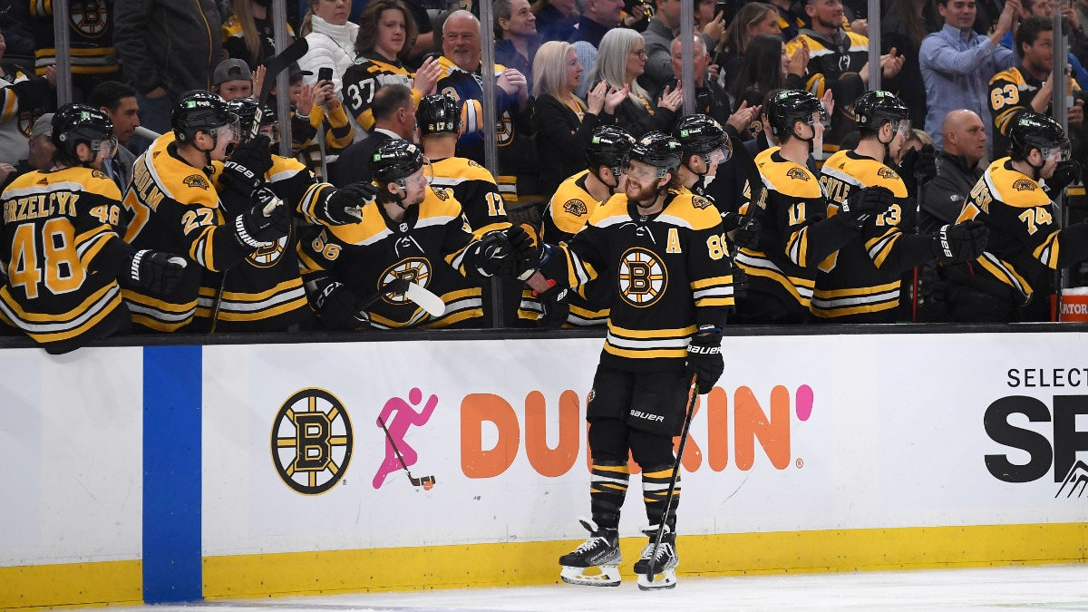 Boston Bruins right wing David Pastrnak