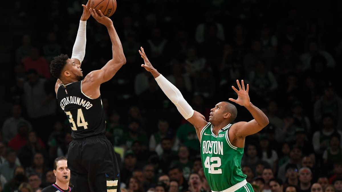 Milwaukee Bucks forward Giannis Antetokounmpo and Boston Celtics forward Al Horford
