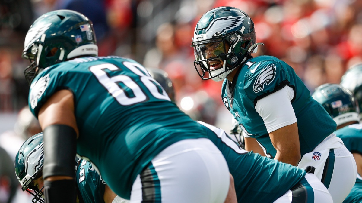 Philadelphia Eagles quarterback Jalen Hurts