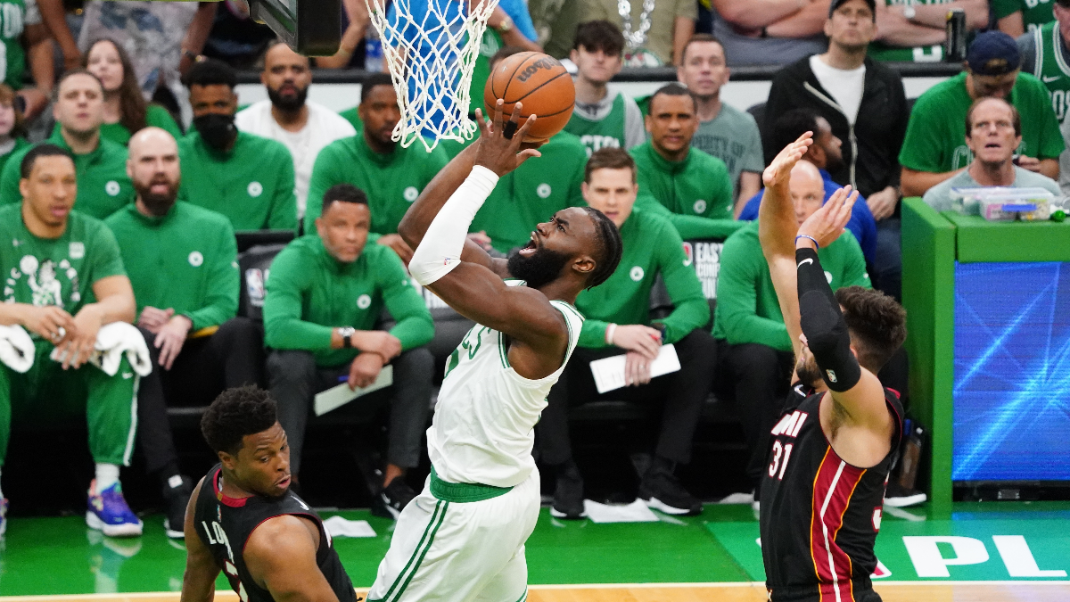 Boston Celtics guard Jaylen Brown
