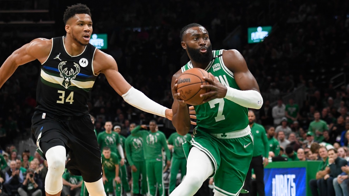 Boston Celtics guard Jaylen Brown