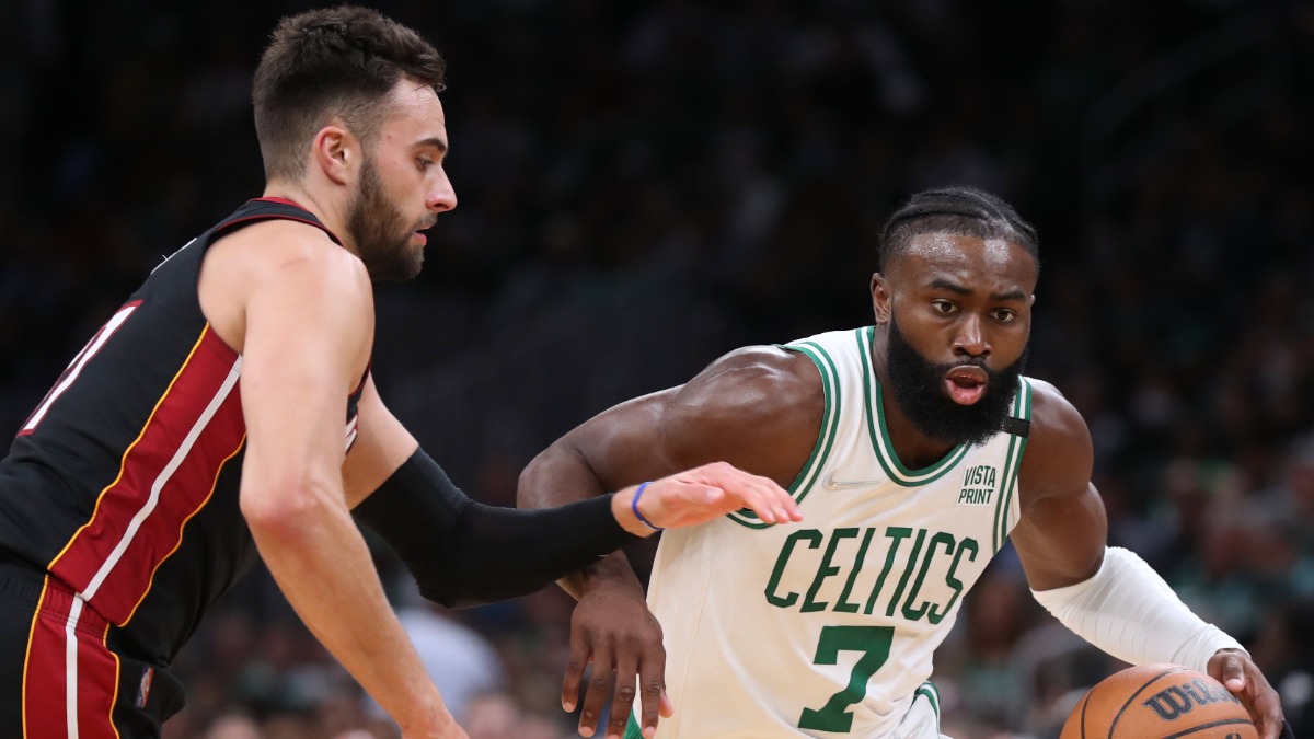 Boston Celtics guard Jaylen Brown