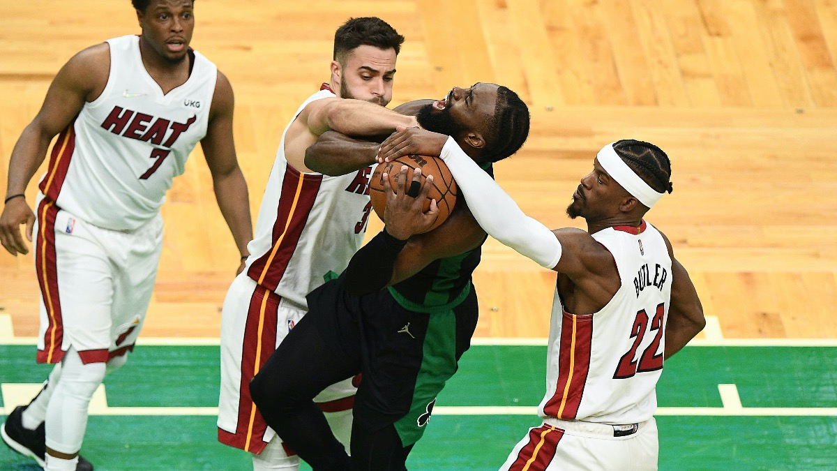 Boston Celtics guard Jaylen Brown