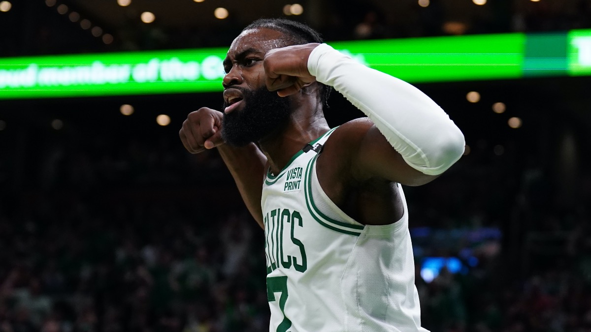 Boston Celtics guard Jaylen Brown