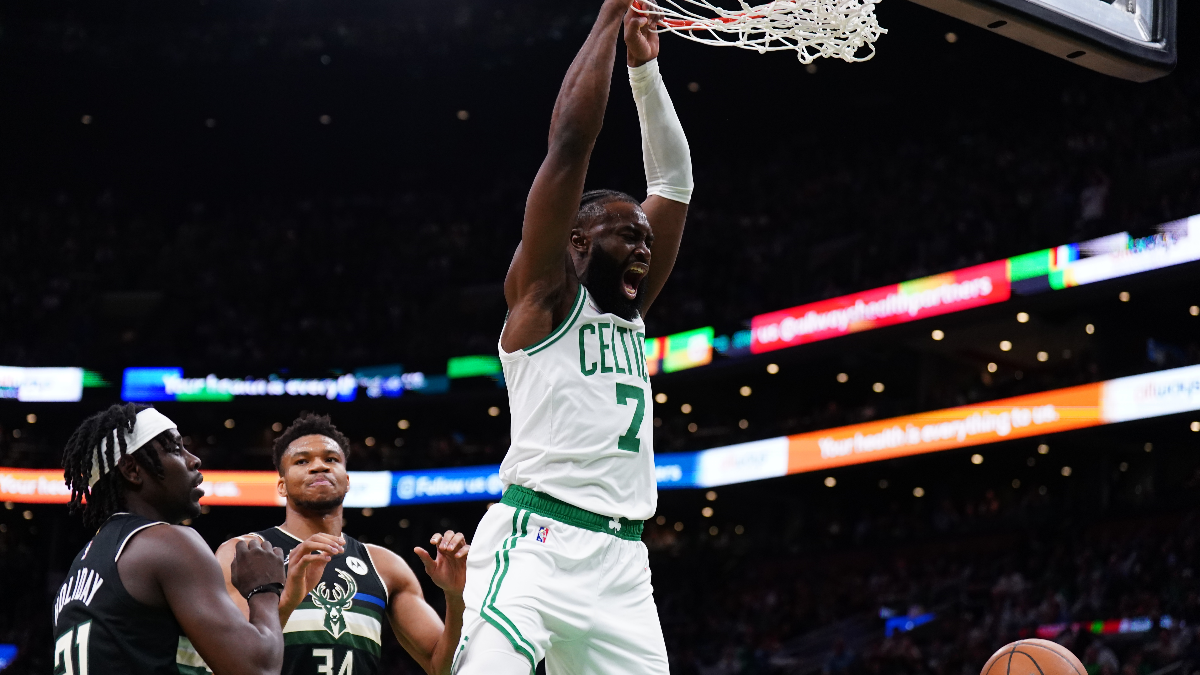 Boston Celtics guard Jaylen Brown