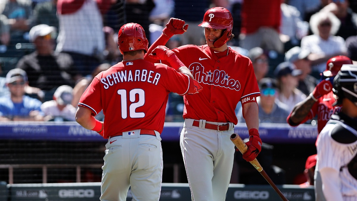 Philadelphia Phillies left fielder Kyle Schwarber