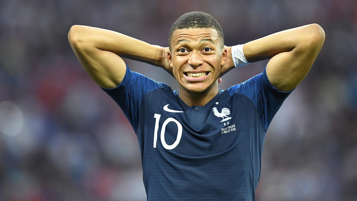 'FIFA 22' cover athlete and France forward Kylian Mbappé