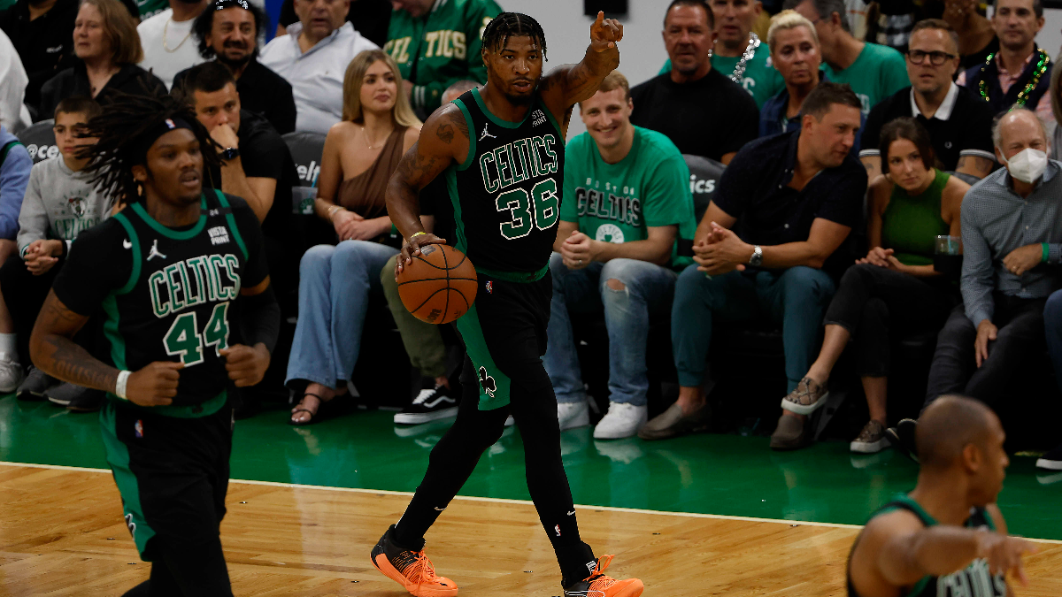 Boston Celtics guard Marcus Smart