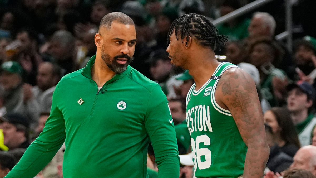 Boston Celtics guard Marcus Smart, Ime Udoka