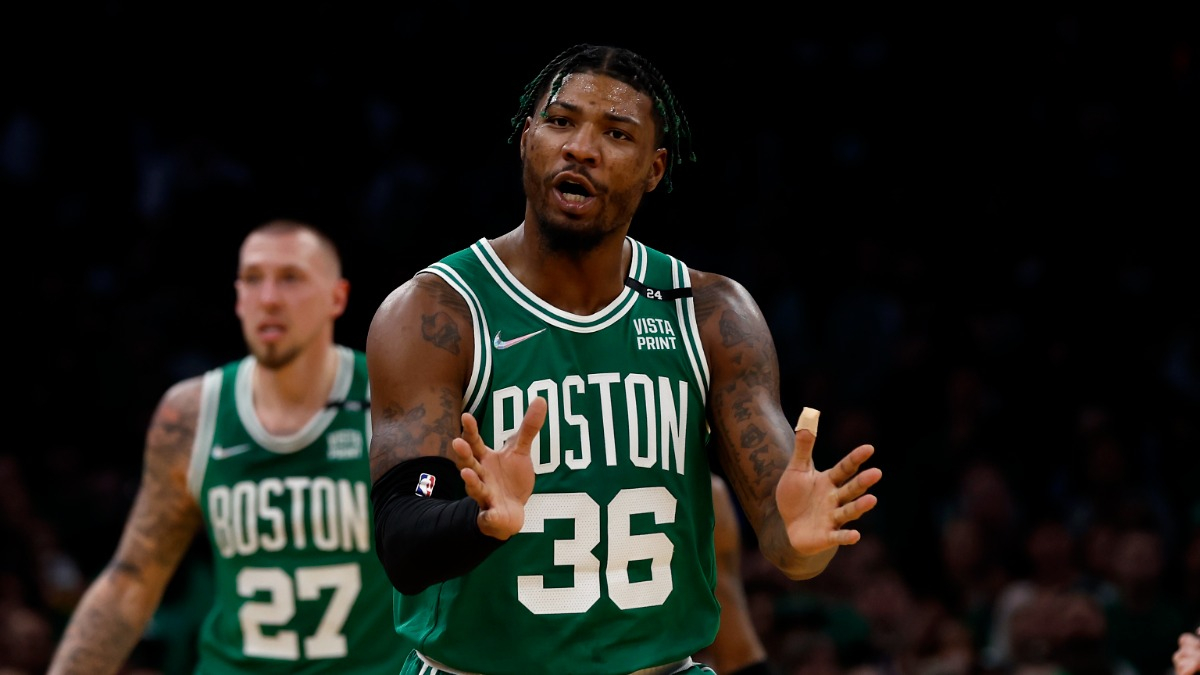 Boston Celtics guard Marcus Smart