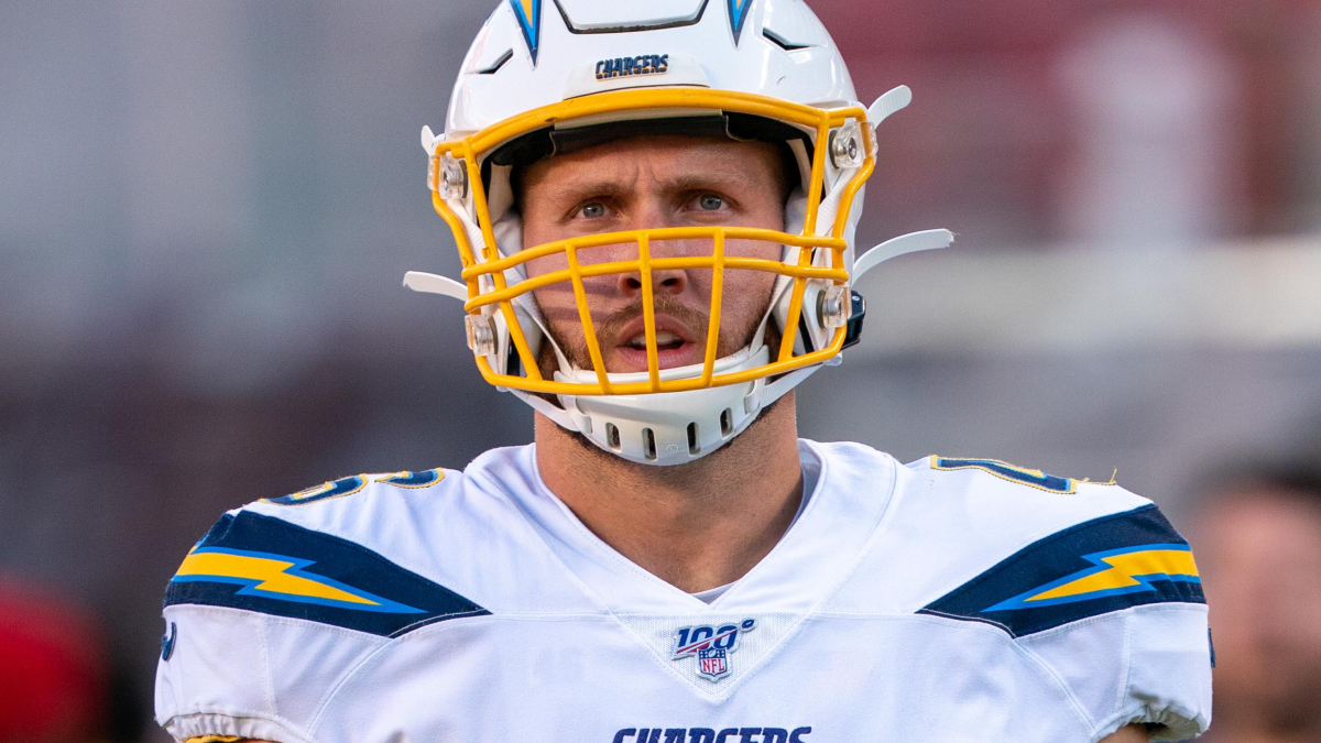 Los Angeles Chargers tight end Matt Sokol