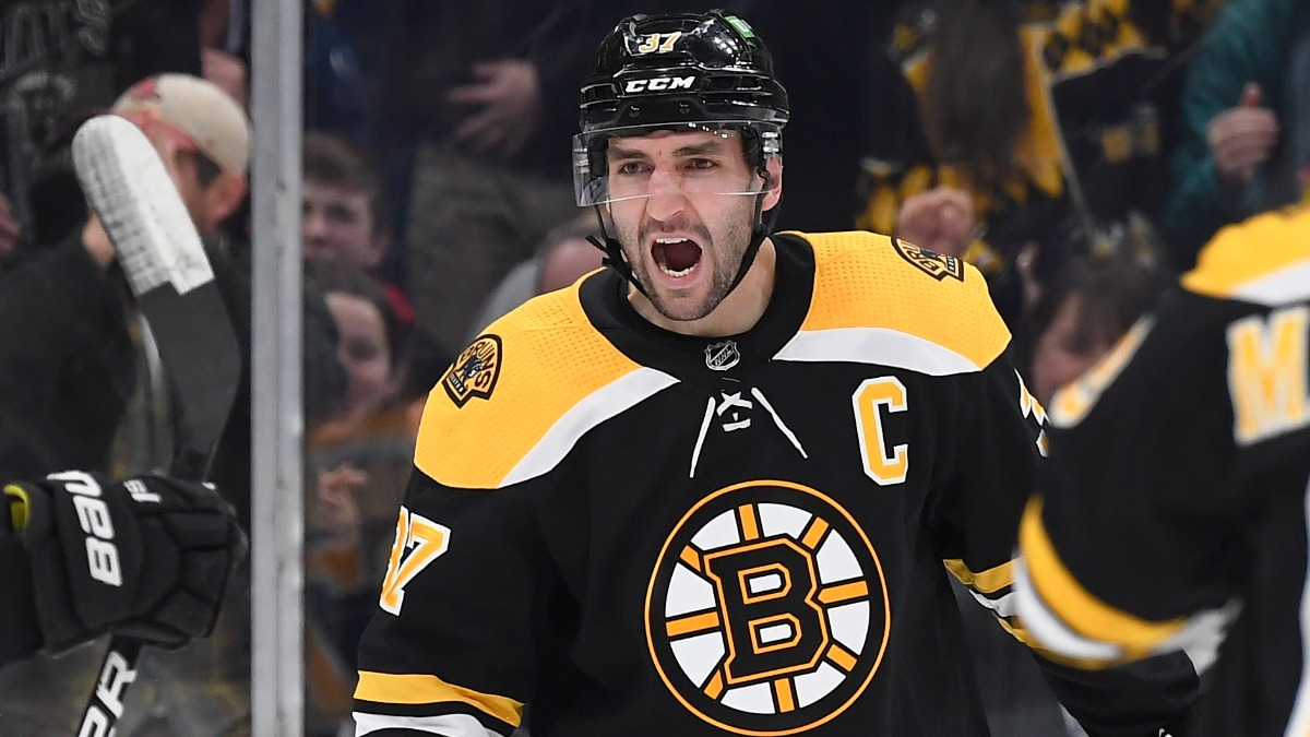 Boston Bruins captain Patrice Bergeron