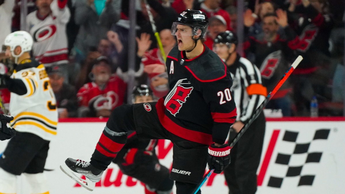 Carolina Hurricanes forward Sebastian Aho