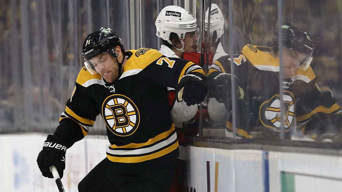 Boston Bruins forward Taylor Hall