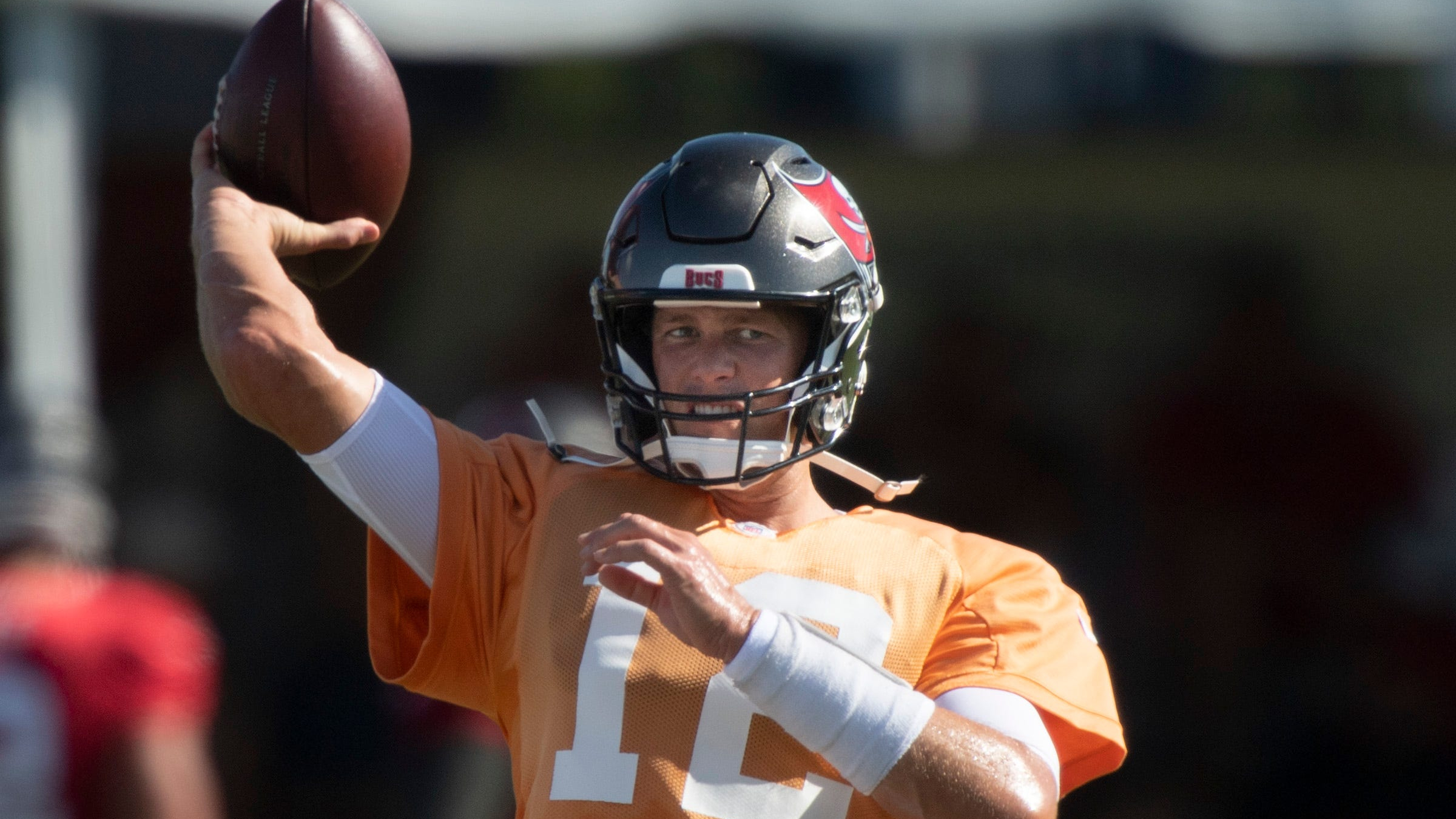 Tampa Bay Buccaneers quarterback Tom Brady