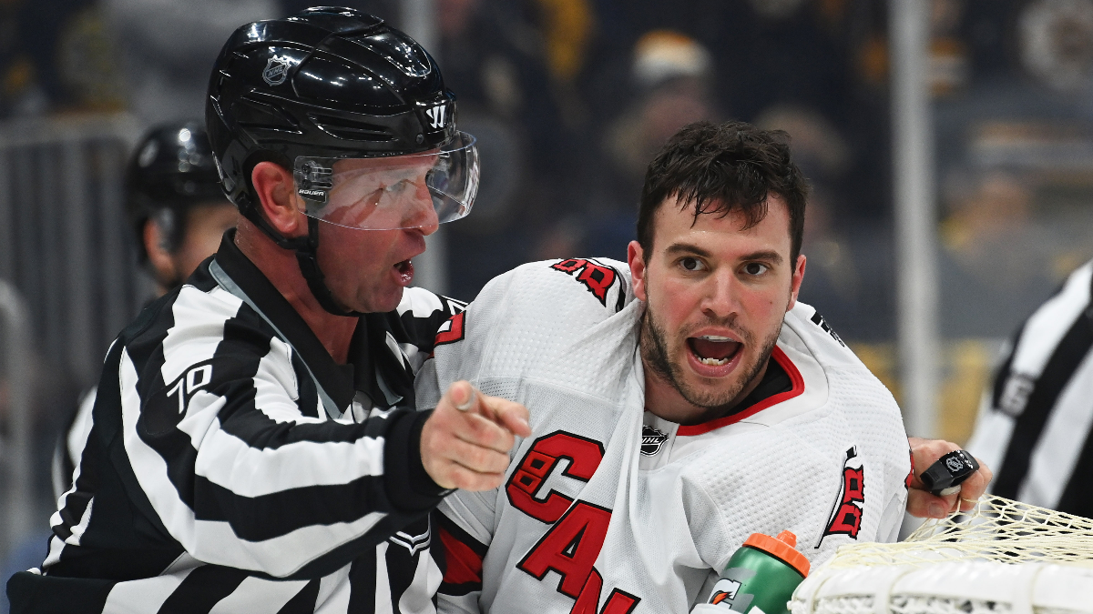 Carolina Hurricanes defenseman Tony DeAngelo