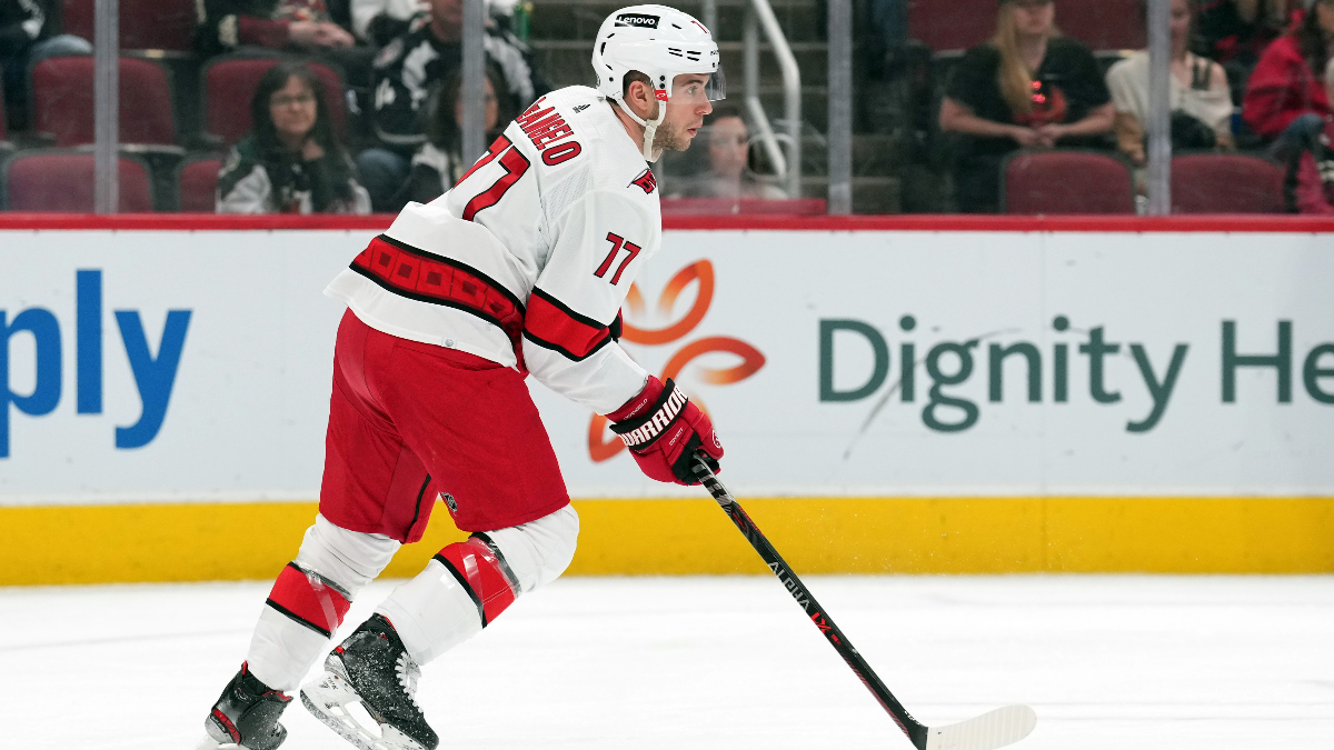 Carolina Hurricanes defenseman Tony DeAngelo