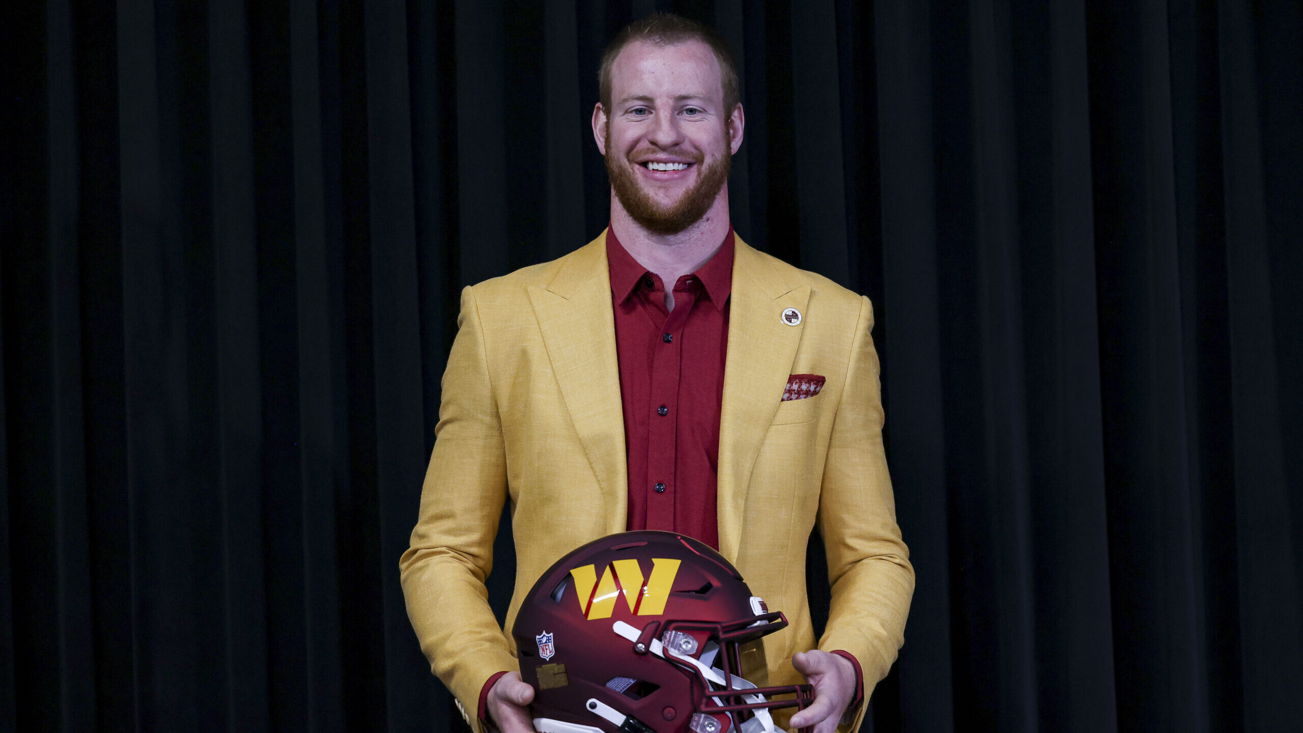 NFL: Washington Commanders-Carson Wentz Press Conference