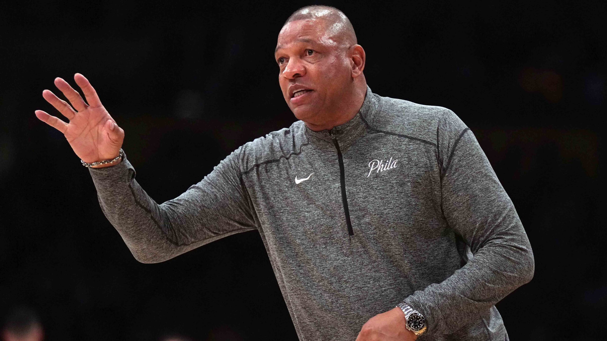 NBA: Philadelphia 76ers at Los Angeles Lakers