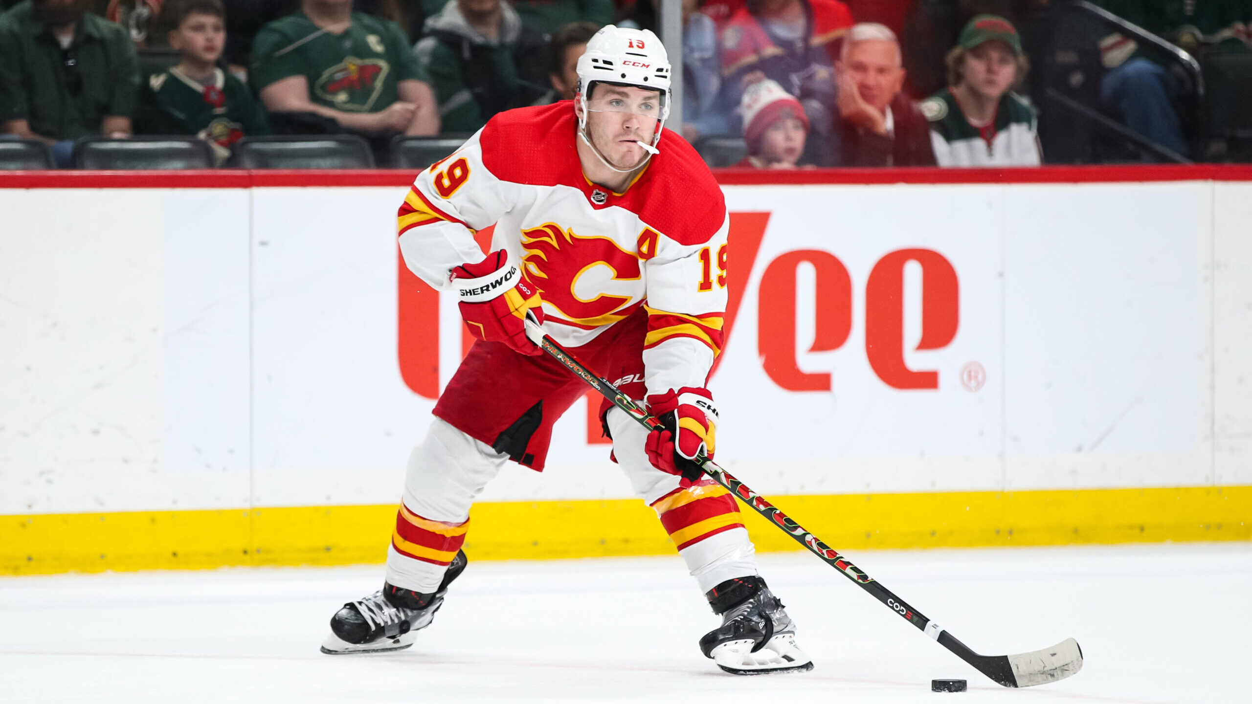 NHL: Calgary Flames at Minnesota Wild