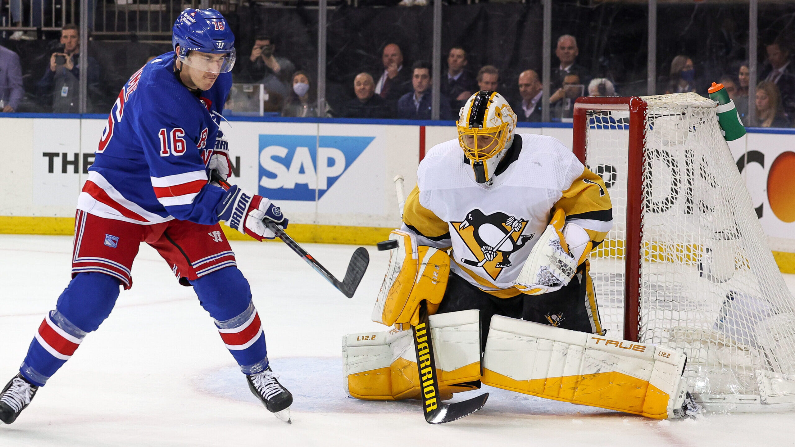 NHL: Stanley Cup Playoffs-Pittsburgh Penguins at New York Rangers