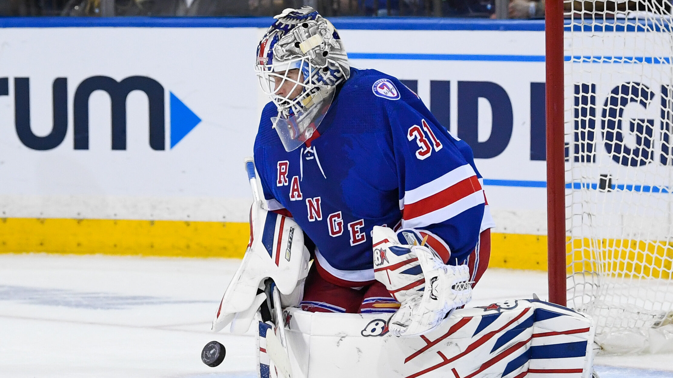 NHL: Stanley Cup Playoffs-Pittsburgh Penguins at New York Rangers