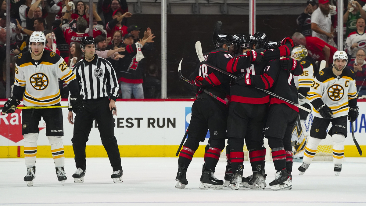 Boston Bruins defenseman Brandon Carlo