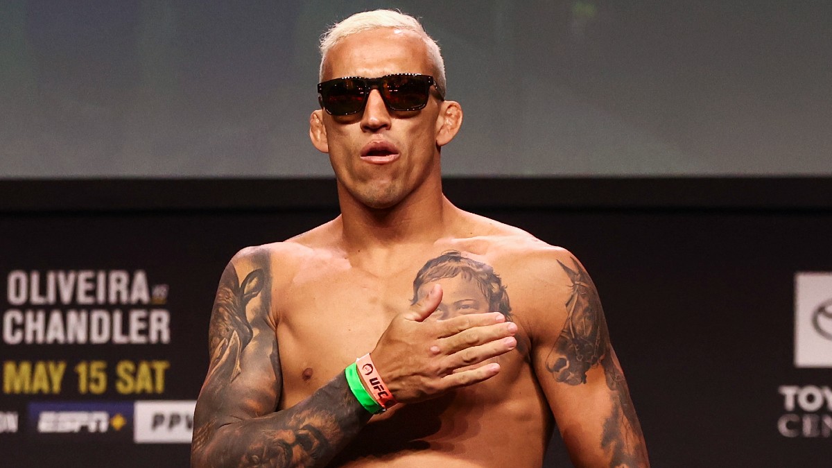 UFC lightweight fighter Charles Oliveira