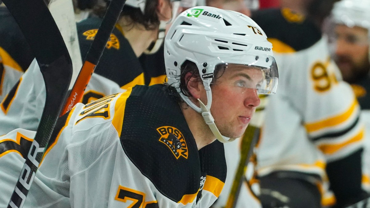 Boston Bruins defenseman Charlie McAvoy