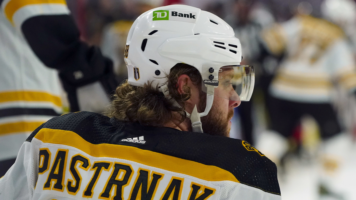 Boston Bruins forward David Pastrnak