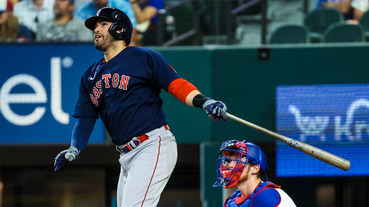 Boston Red Sox designated hitter J.D. Martinez