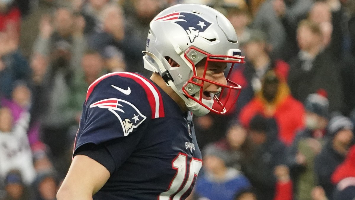 New England Patriots quarterback Mac Jones