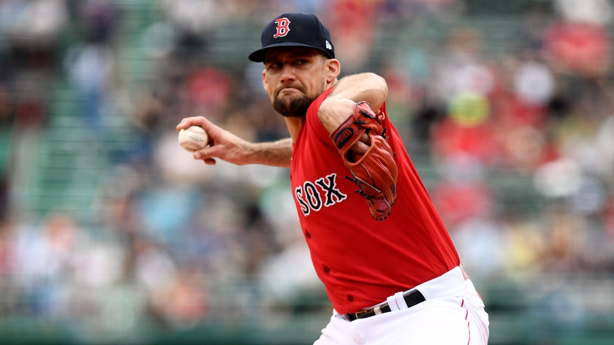 Boston Red Sox pitcher Nathan Eovaldi