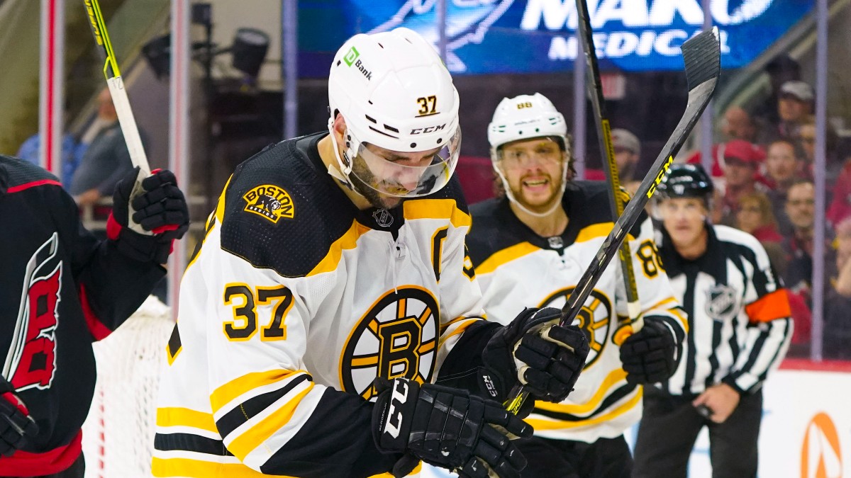 Boston Bruins center Patrice Bergeron