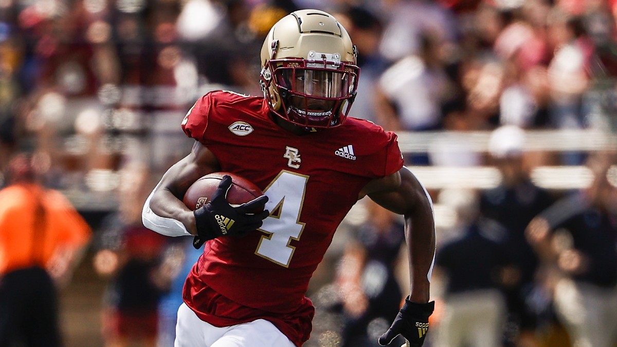 Boston College wide receiver Zay Flowers