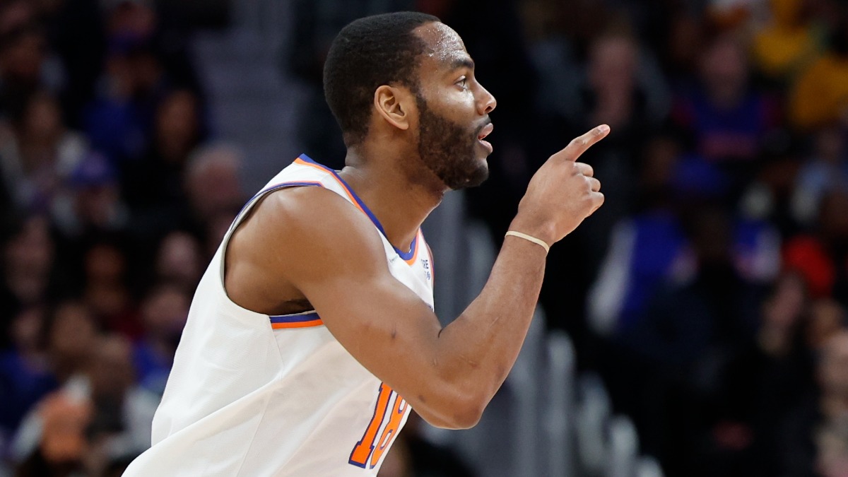 New York Knicks guard Alec Burks